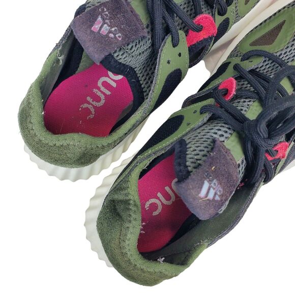 ADIDAS Shoes RUN LUX CLIMA Womens Size 9 Green White Running Sneaker AC8174 - Picture 8 of 12